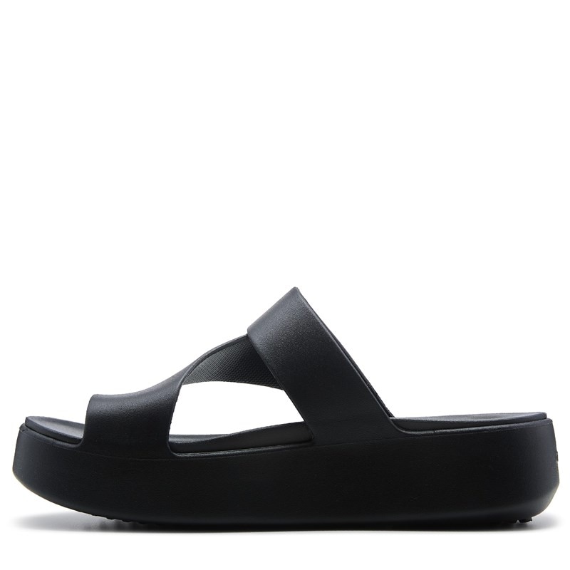 Women's Getaway Toe Loop Platform Sandals (Black)