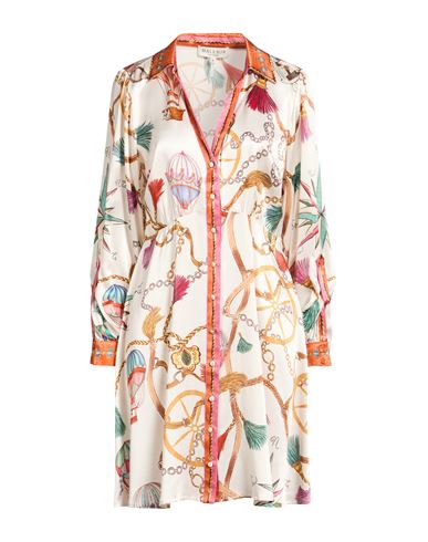 Woman Mini dress Off white Size M Silk