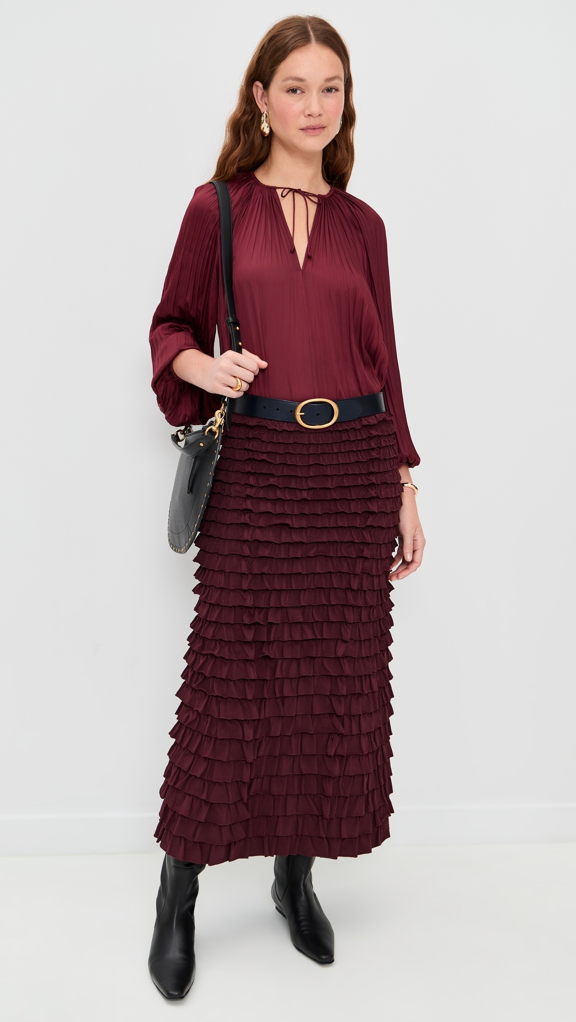 Mimi Skirt Claret