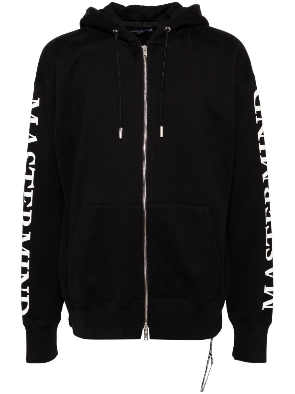 Logo print hoodie - Black