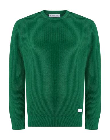 Man Sweater Green Size M Wool, Polyamide