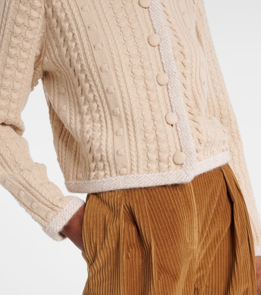 Stef wool-blend cardigan