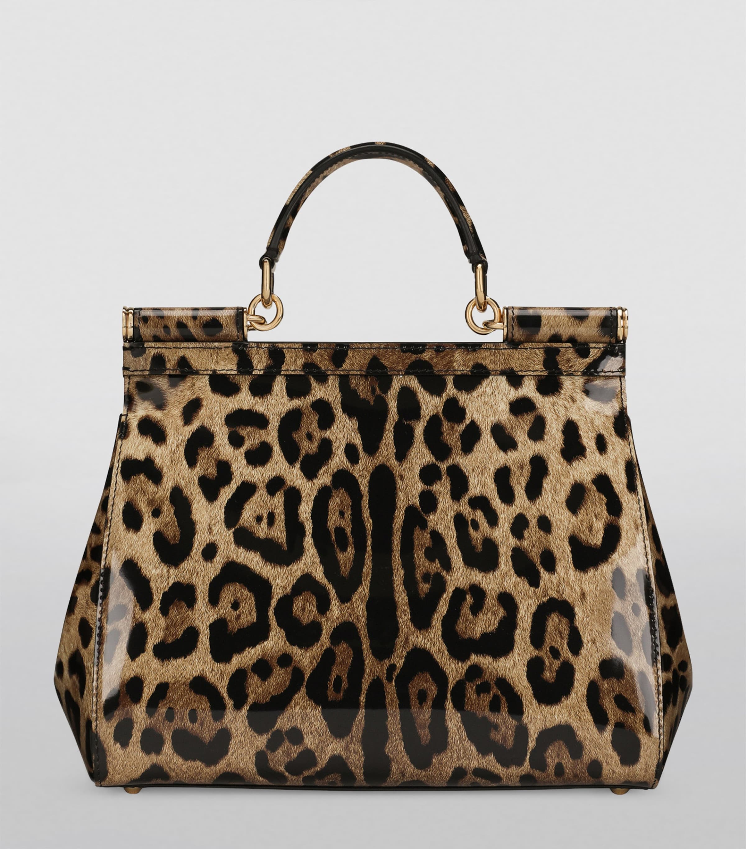 Kim Medium Leopard Print Sicily Bag