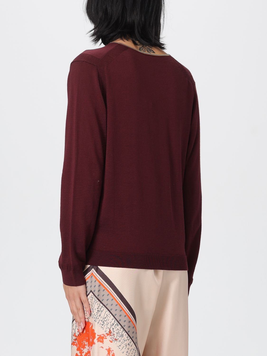 Sweater Woman color Burgundy
