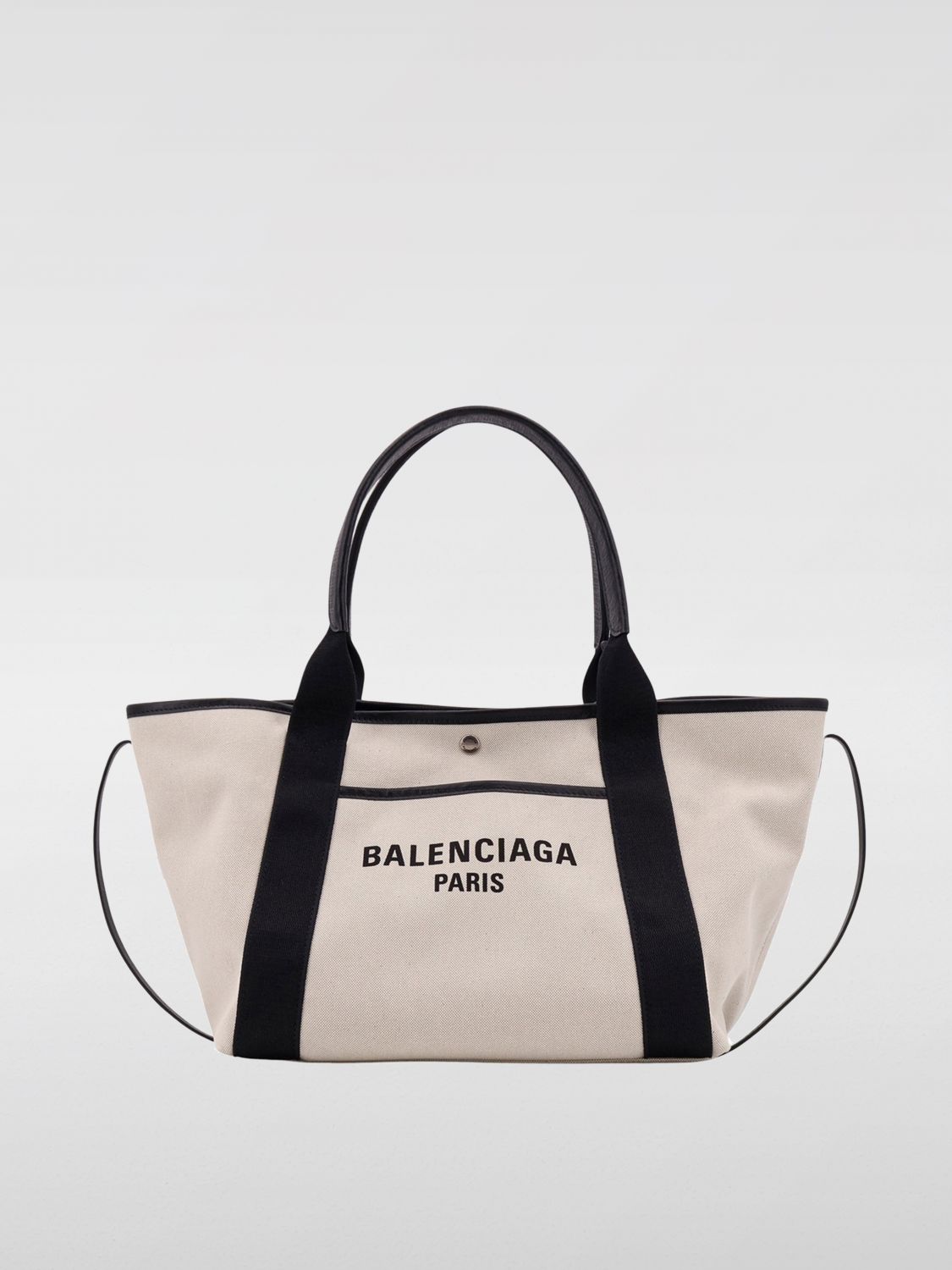 Balenciaga Mittelgroße Biarritz Tote Bag - Nude