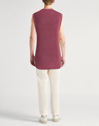 Man Sweater Garnet Size 42 Cotton, Viscose