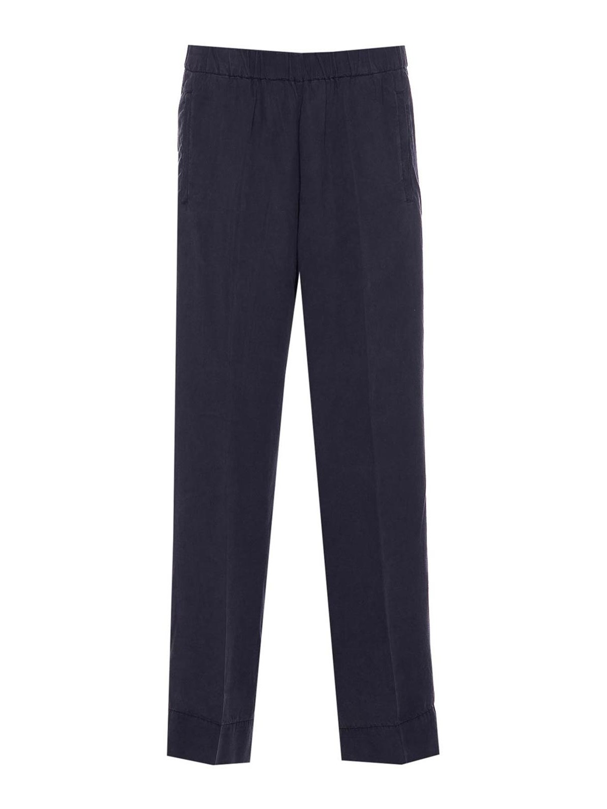 TRUE AVENUE pressed-crease trousers - Blue