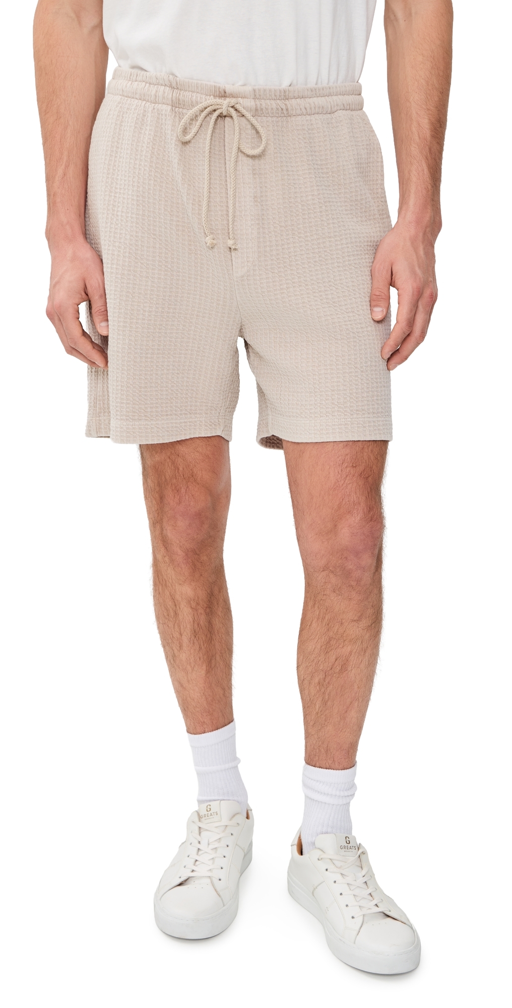 Silas Waffle Shorts 5.5 Bisque