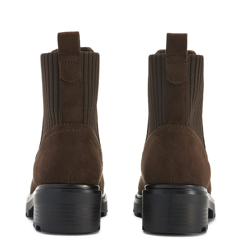 Women's Emily Chelsea Boots (Dark Brown)