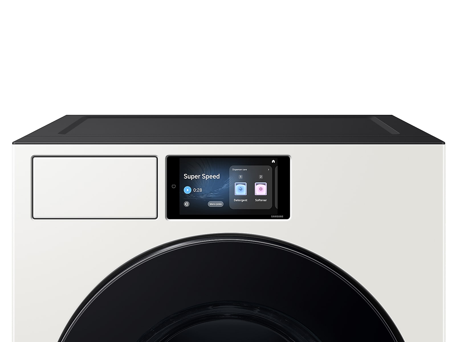 5.3 cu. ft. Bespoke AI Ultra Capacity Front Load Washer with AI Home and AI OptiWash+ in Ivory(WF90F53ADYA5)