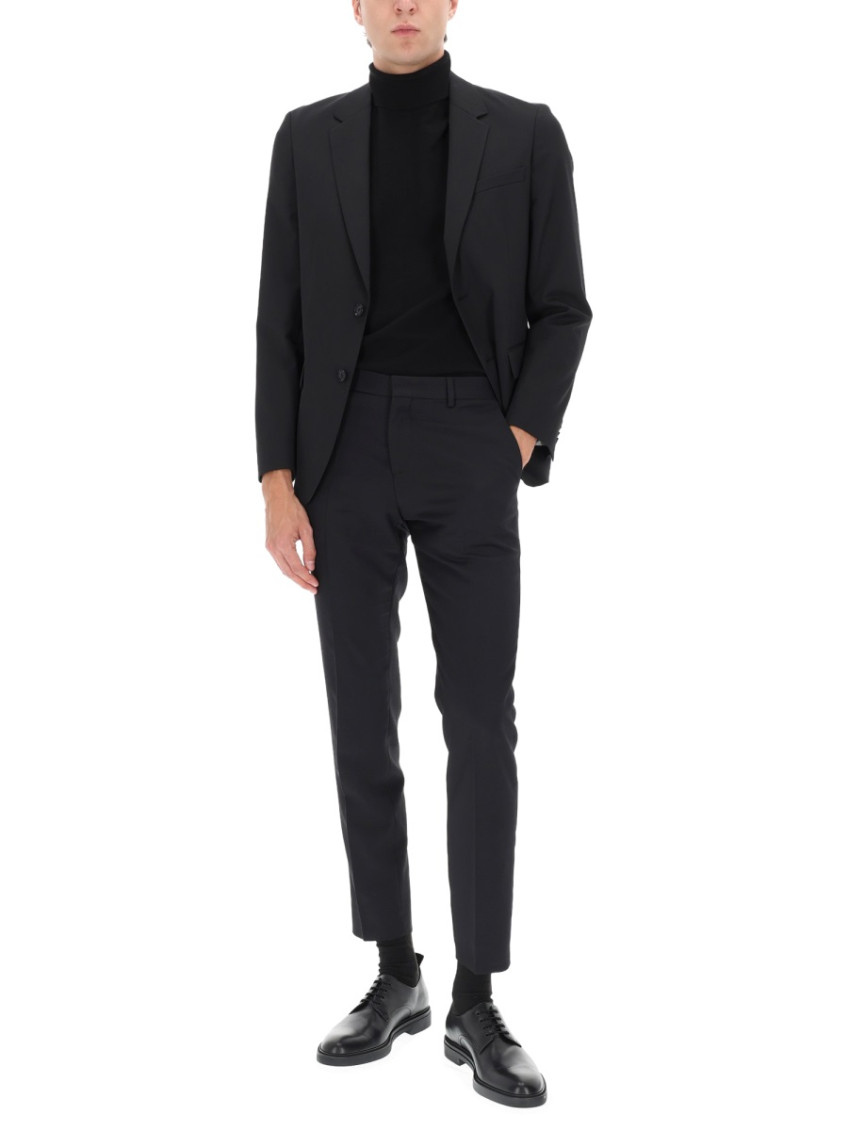 Boss - notch lapel jacket with button cuffs and pocket