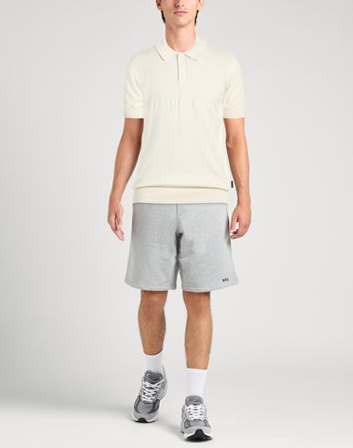 Man Polo shirt Ivory Size M Cotton