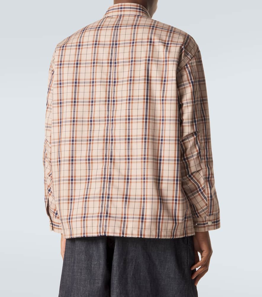 Comme des Garçons Homme Checked cotton-blend jacket
