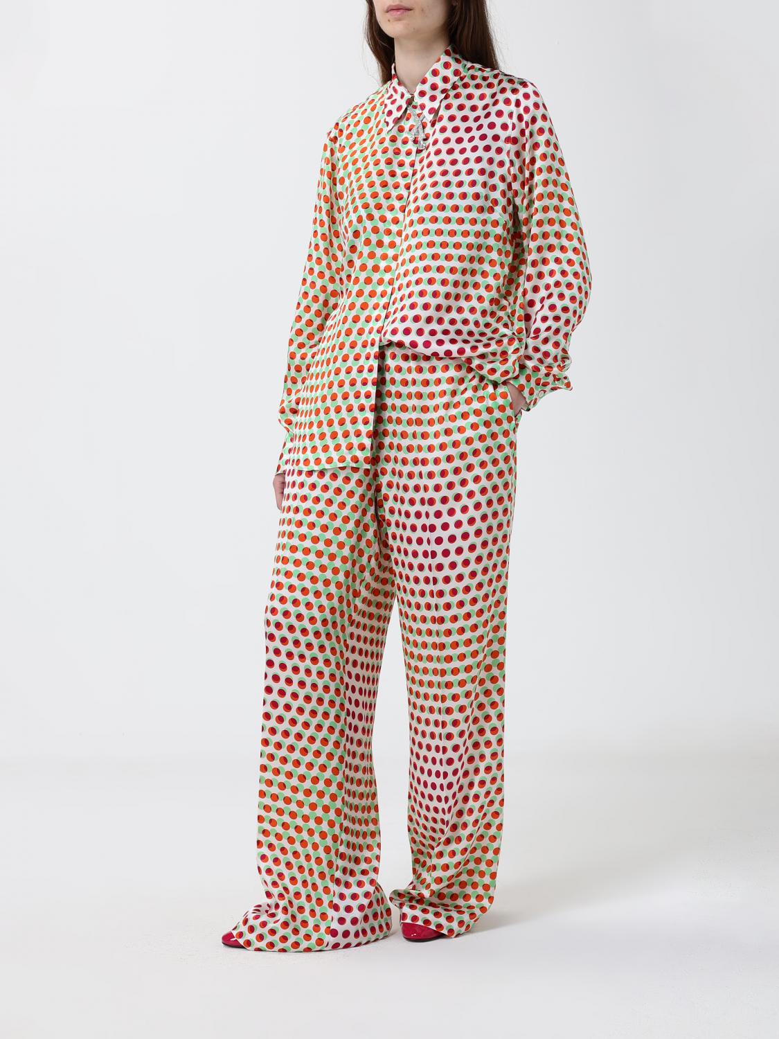 Pants Woman color Ecru