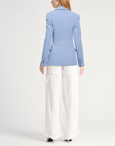 Woman Blazer Light blue Size S Polyester, Elastane