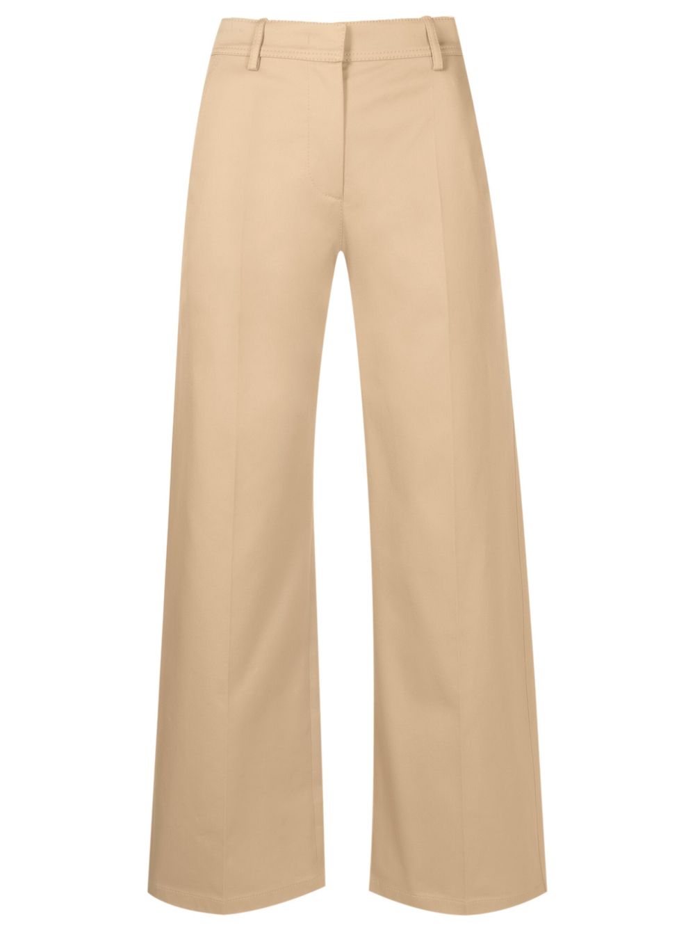 Valentino Garavani high-rise wide-leg trousers - Brown
