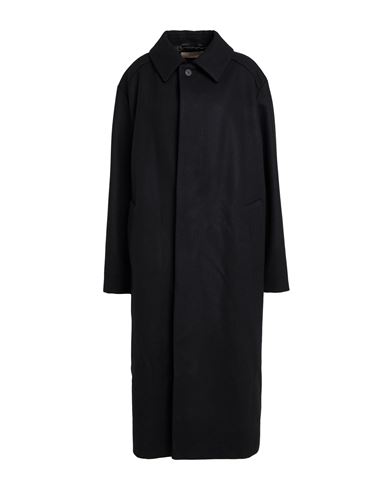 Maison Flâneur Woman Coat Black Size 12 Wool, Polyamide