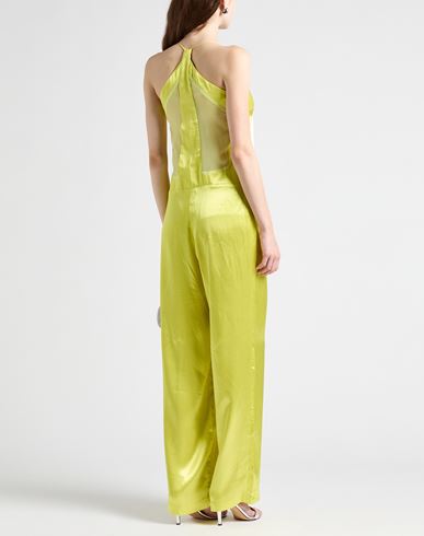 Woman Jumpsuit Lime green Size 2 Viscose, Polyester