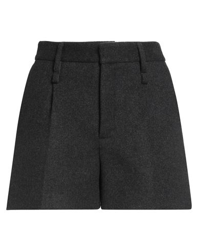Woman Shorts & Bermuda Shorts Charcoal Size S Wool, Polyamide
