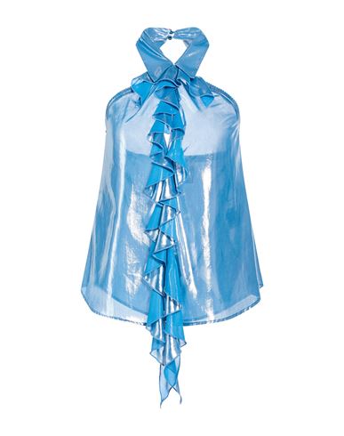 Woman Top Azure Size 4 Polyester