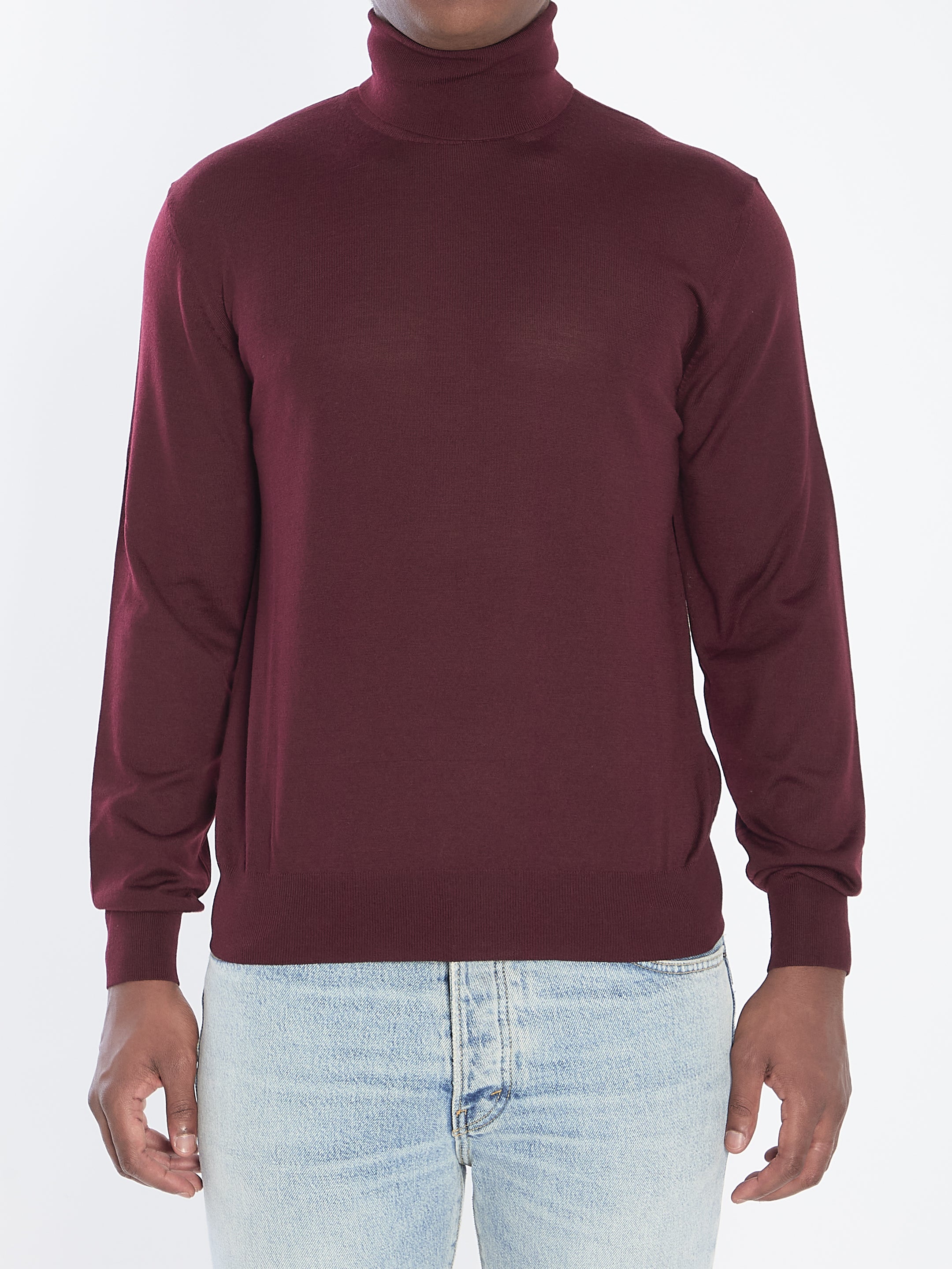 Ribbed Wool, Cashmere and Silk-blend Turtleneck Sweater