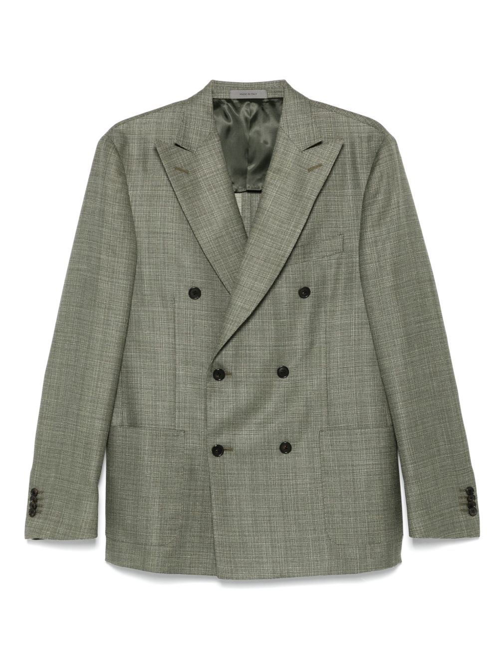 Corneliani double-breasted blazer - Green