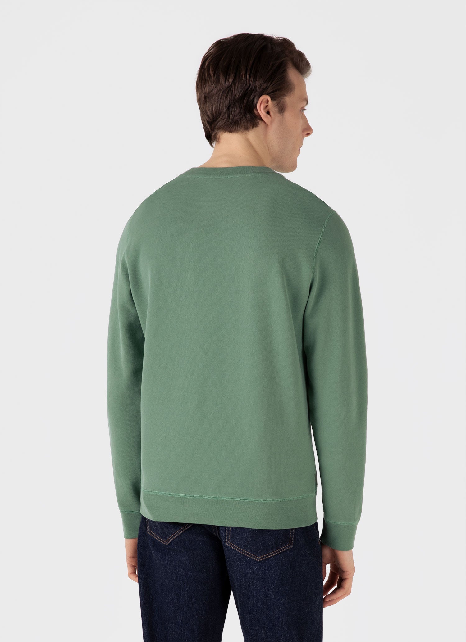 Men's Loopback Sweatshirt in Thyme L