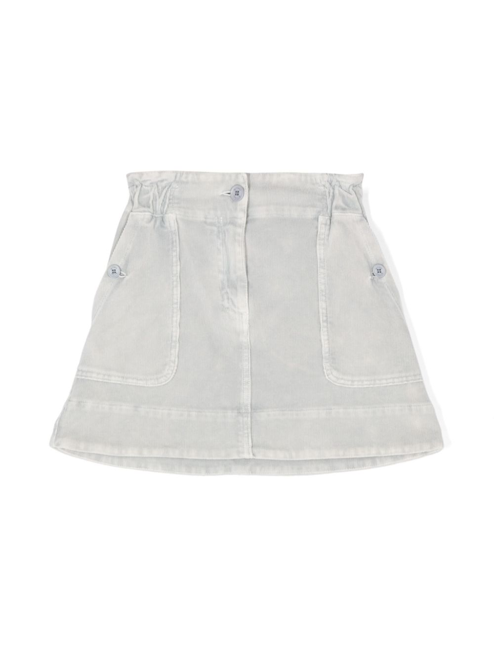 Pegaso-embroidery skirt - Grey
