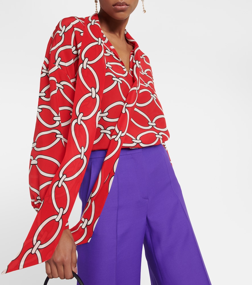 Chain 1967 silk blouse