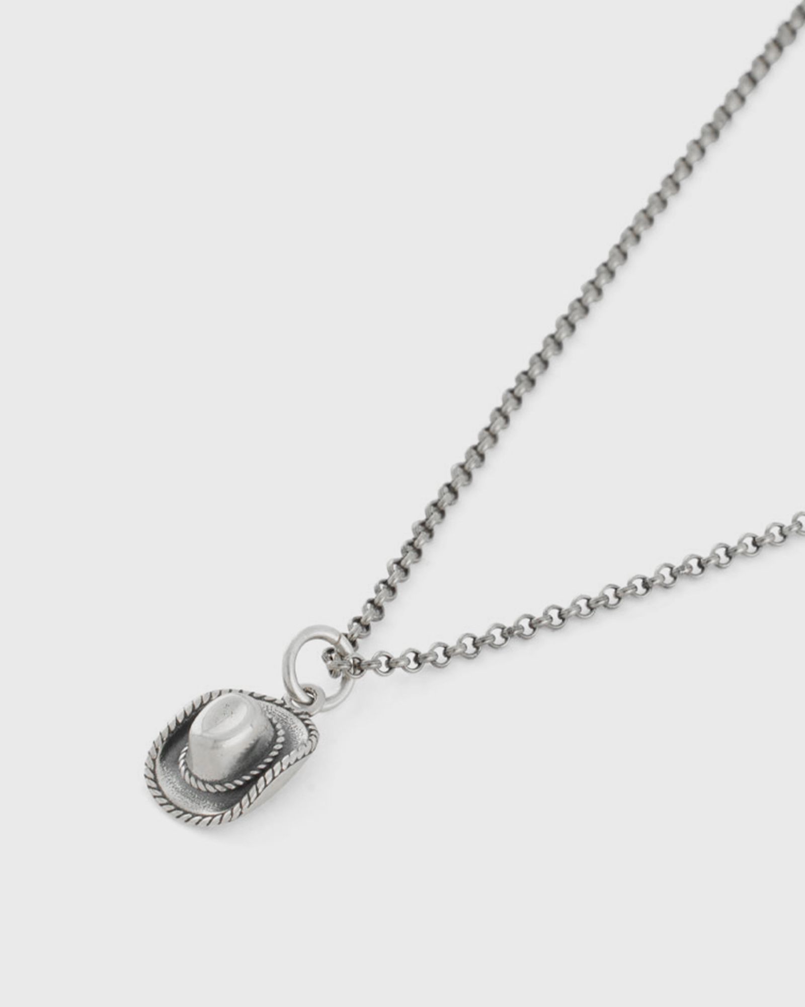 Silver Stetson Necklace silver male Jewellery now available at BSTN