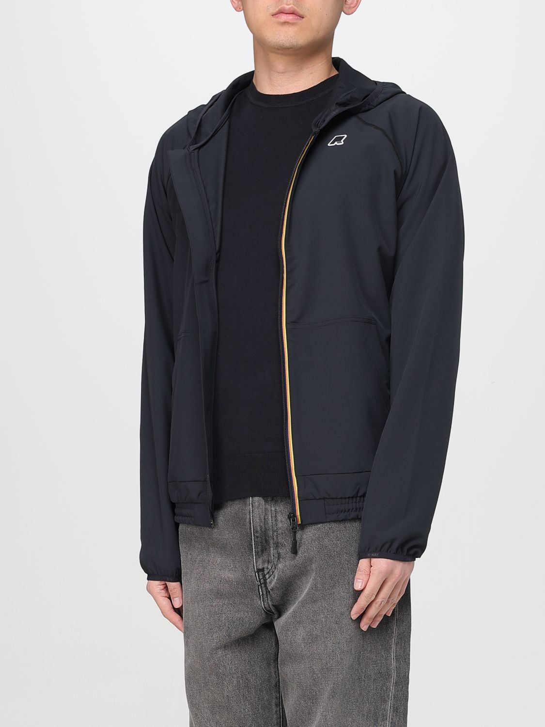 Jacket K-WAY Men color Black
