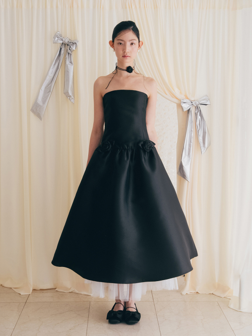 Bridal Rose Garden Dress_Black