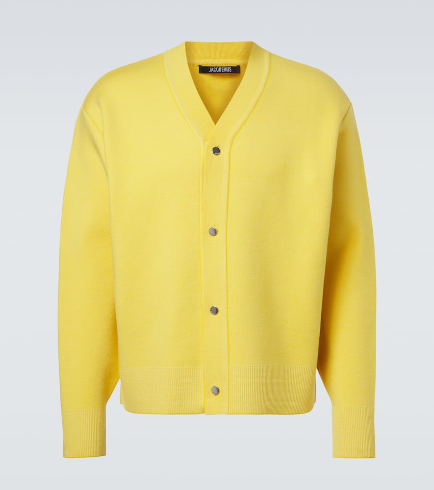 Doppio wool-blend cardigan