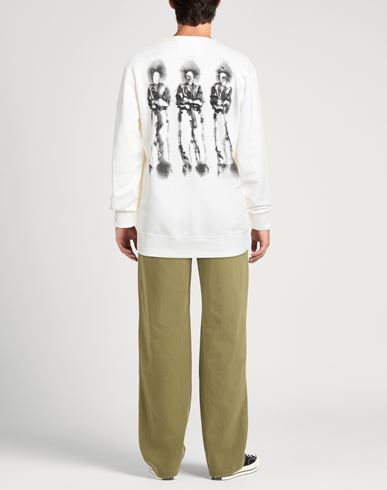 C. p. Company Man Sweatshirt White Size 3XL Cotton