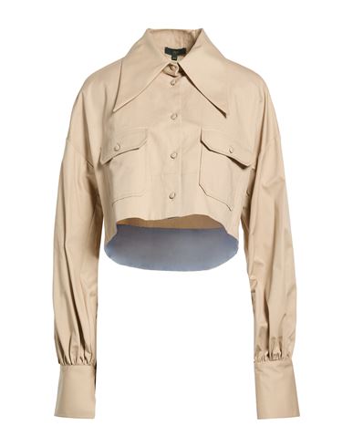 Woman Shirt Sand Size 6 Cotton