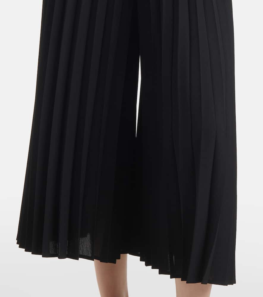 Anvers Airy plissé cropped culottes