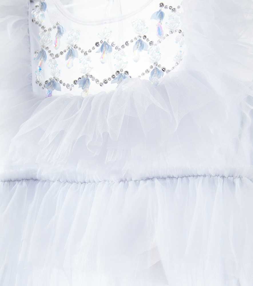 Tea For Two embellished tiered tulle dress