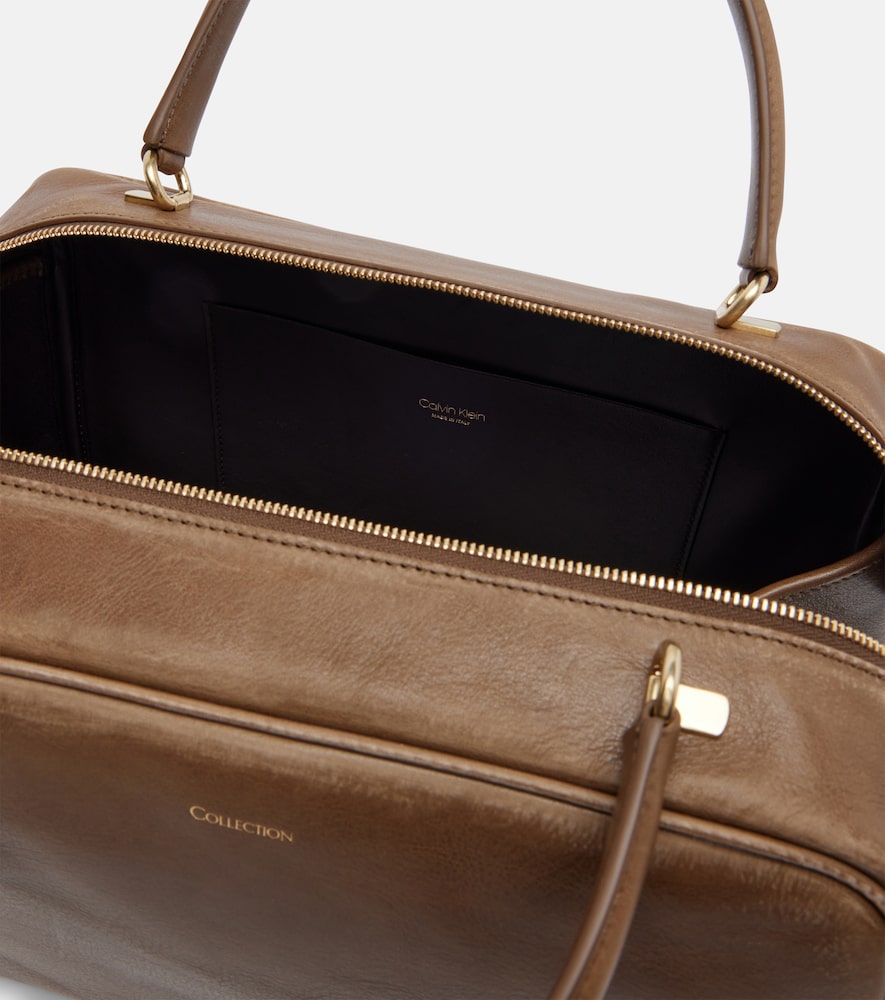 America Medium leather bowling bag