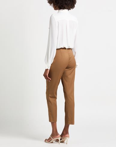 Woman Jumpsuit Brown Size M Polyester, Viscose, Elastane