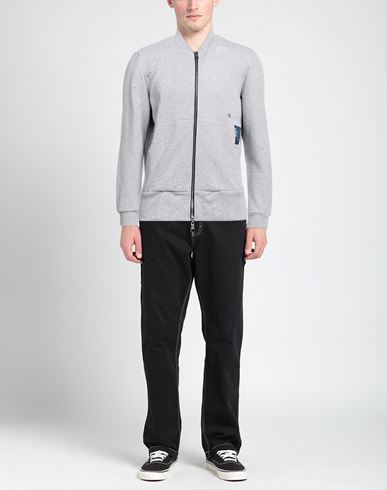 Man Sweatshirt Grey Size L Cotton