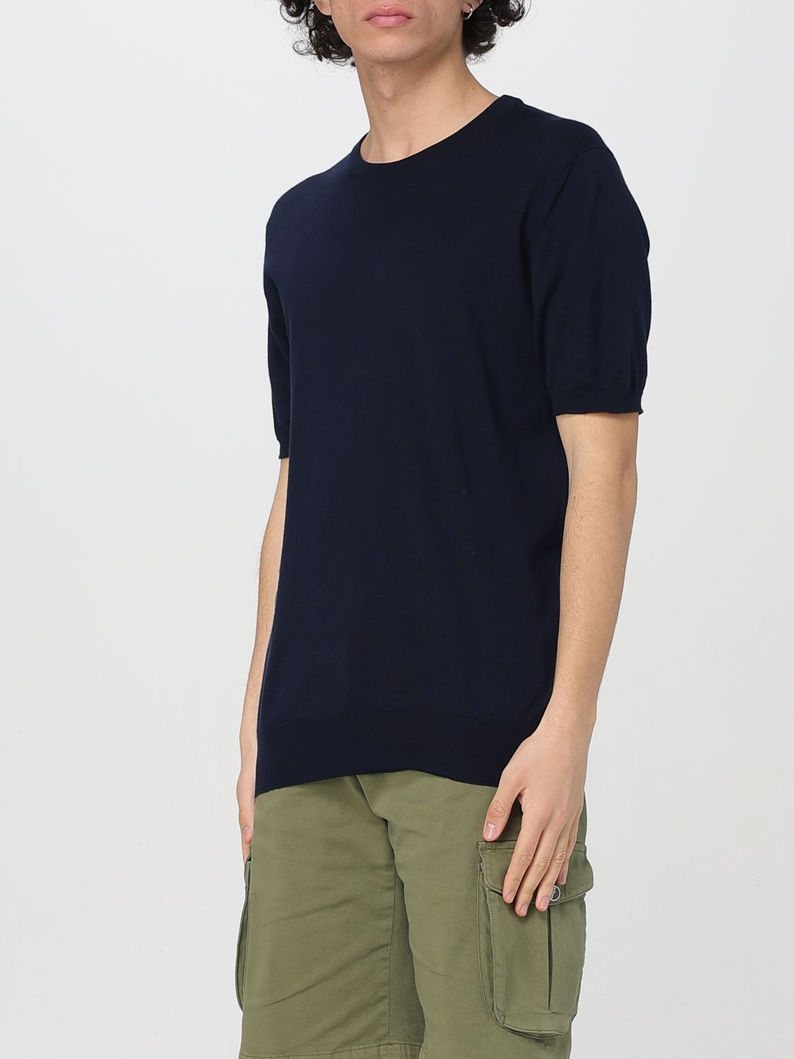 Polo Shirt KITON Men color Blue