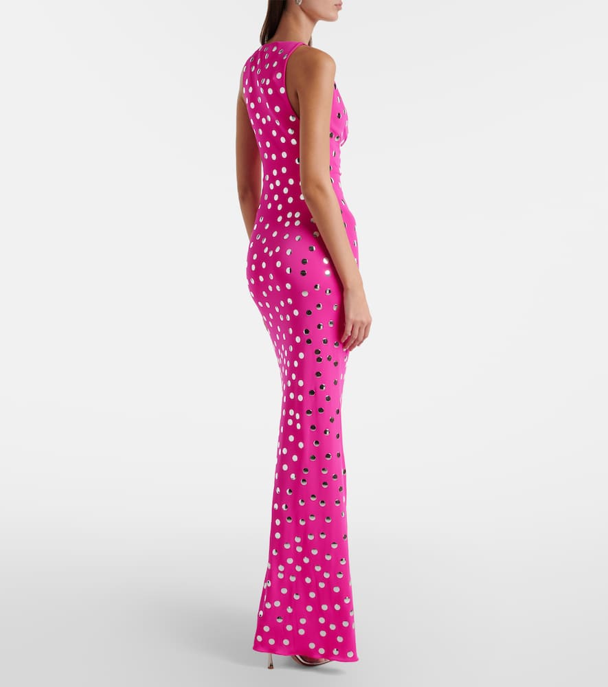 Polka-dot gown