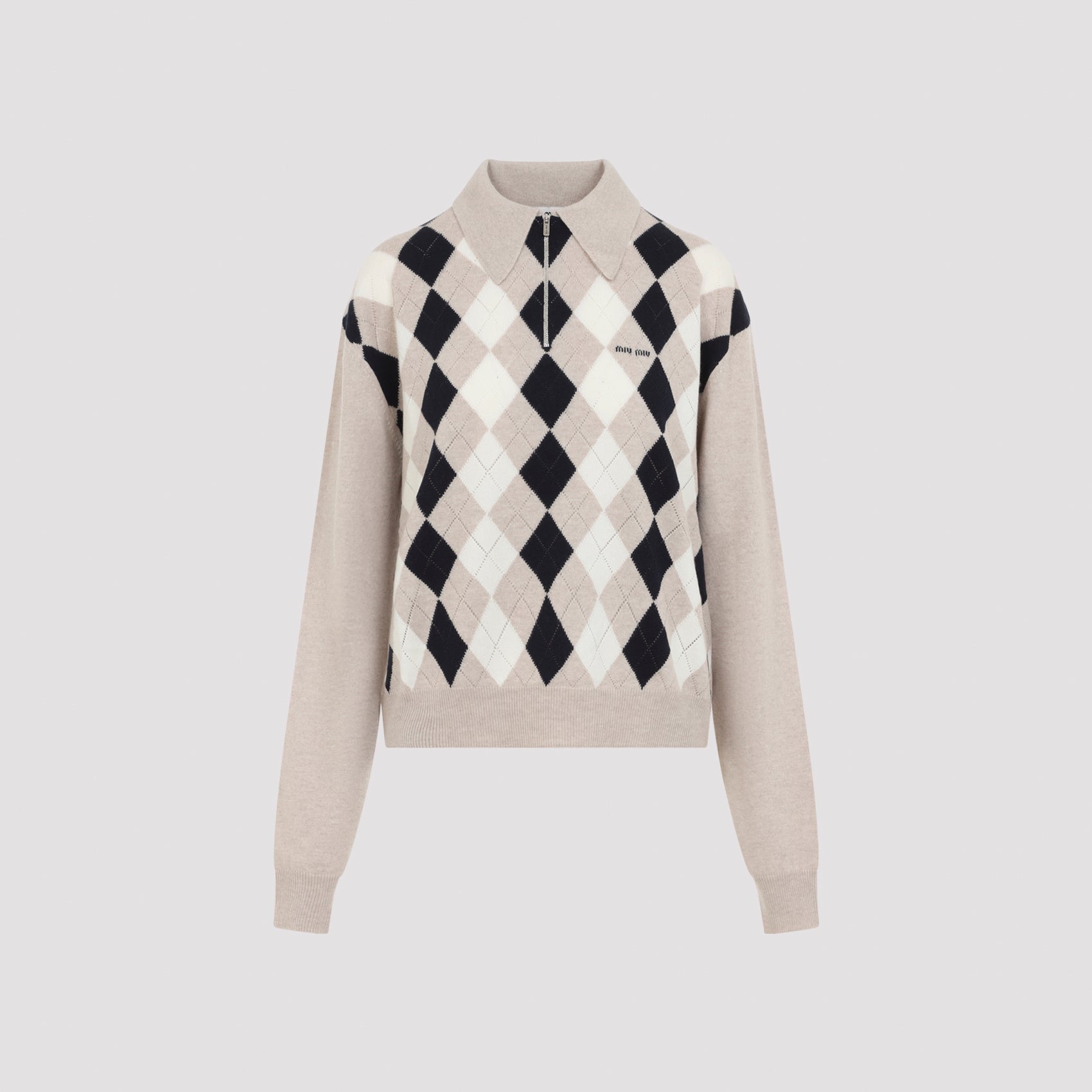 Women's Cashmere Polo Neck Sweater
