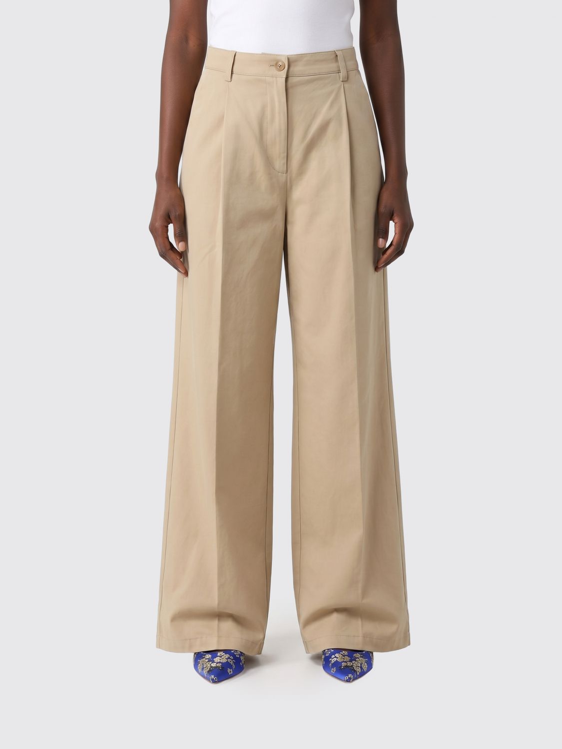 Pants A. P.C. Woman color Beige