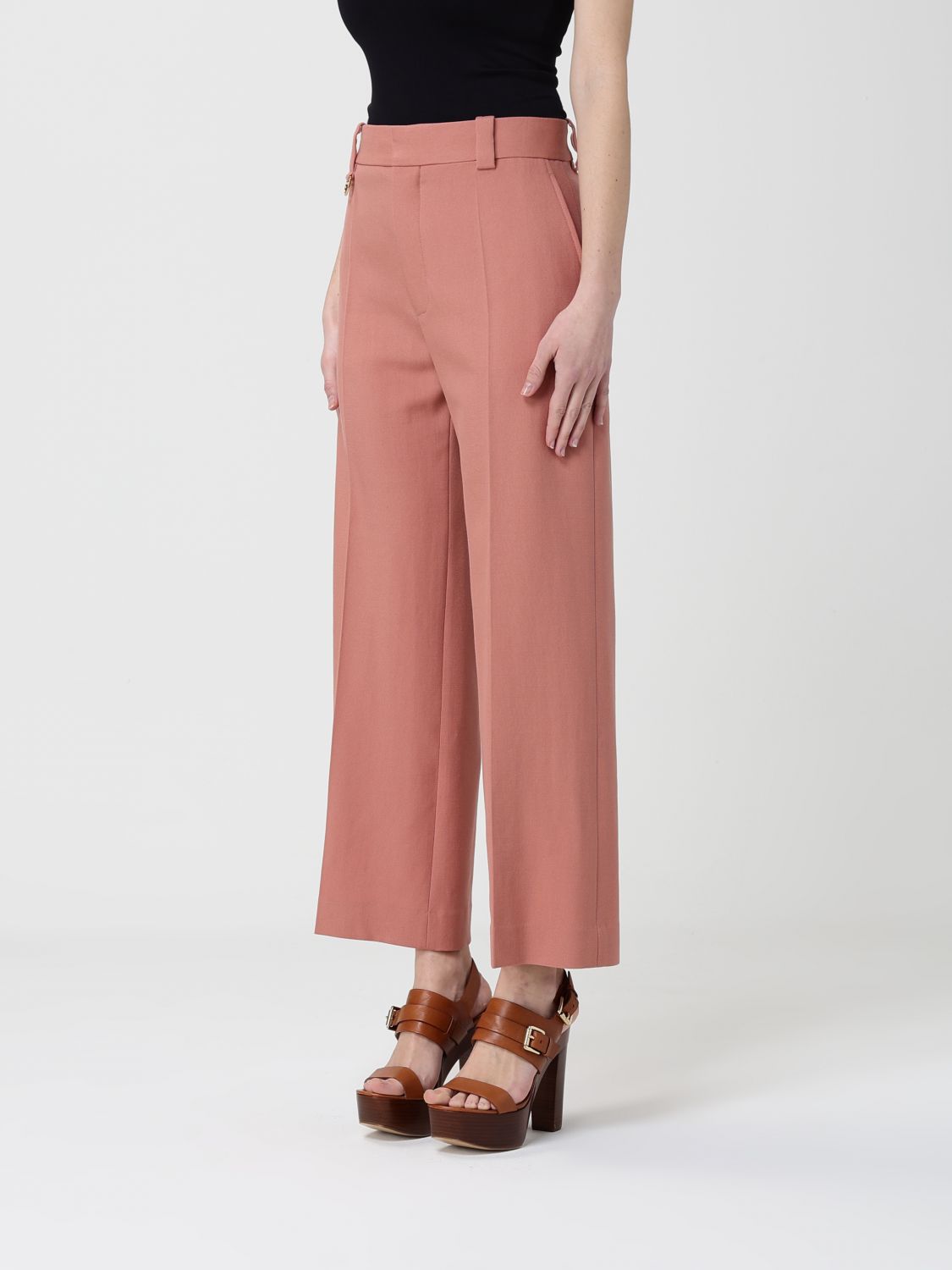 Pants CHLOÉ Woman color Pink
