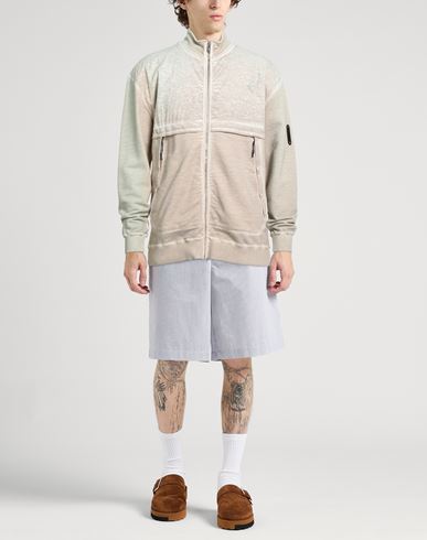 * Man Sweatshirt Beige Size M Cotton, Elastane