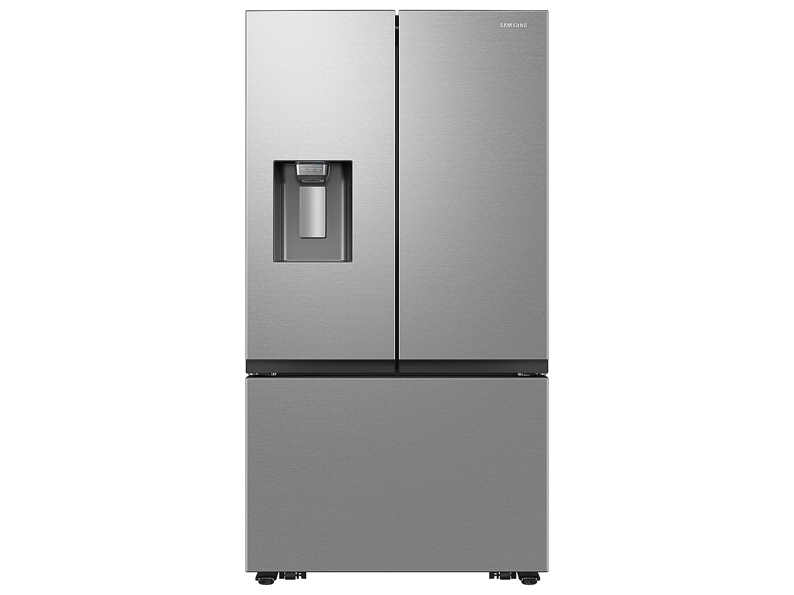 31 cu. ft. Mega Capacity 3-Door French Door Refrigerator with External Water and Ice Dispenser in Stainless Steel(RF32CG5B10SRAA)