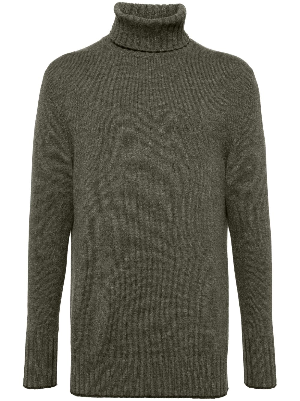 Brompton roll-neck jumper - Green