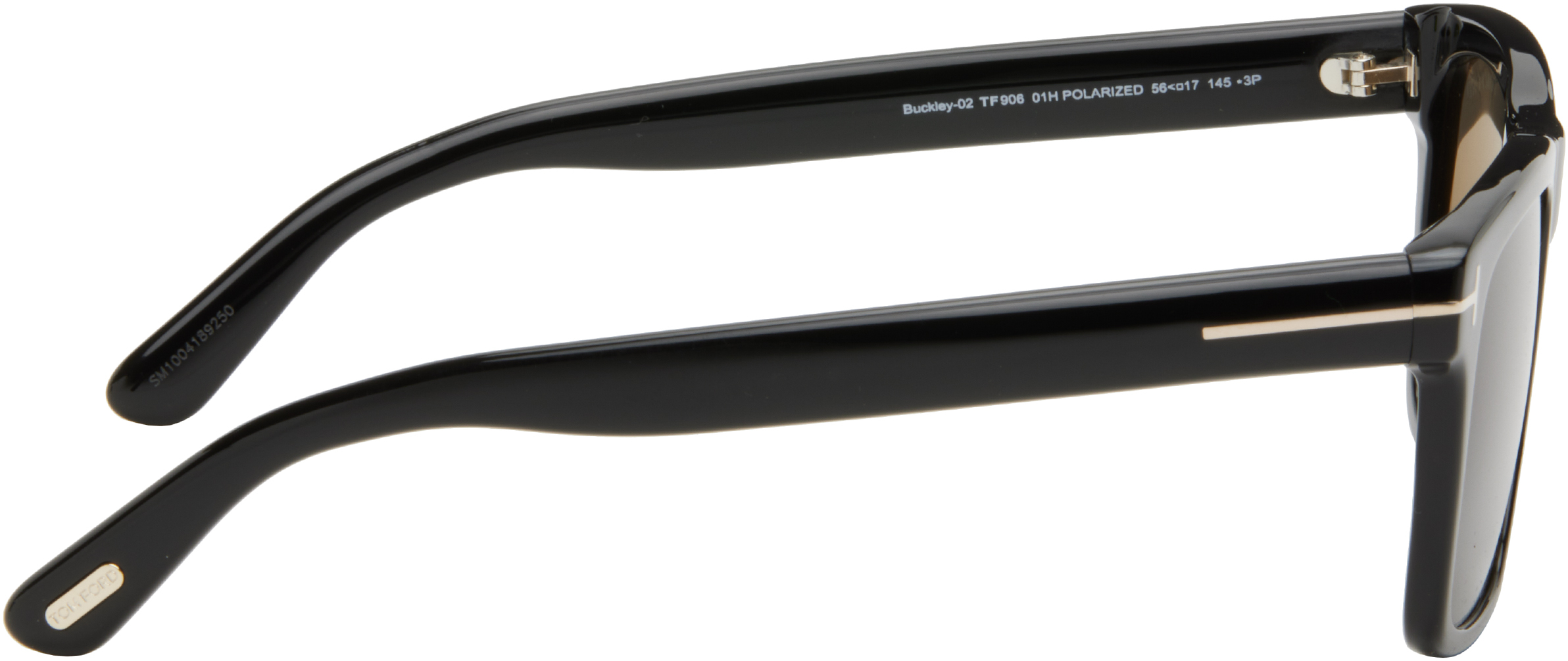 TOM FORD Black Polarized Buckley Sunglasses