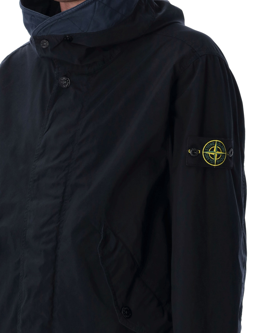 Blue Short Parka Jacket